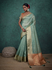 Woven Border Art silk Saree