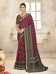 Printed Art Silk Saree