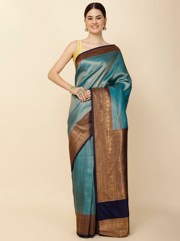 Brocade Zari Jaal Woven Handloom Saree