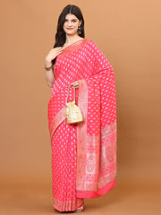 Stone Embroidery Banarasi Saree