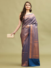 Zari Jaal Brocade Handloom Woven Saree