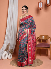 Digital Printed Art Silk Saree