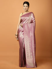 Zari Jaal Banarasi Woven Saree