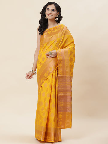 Zari Border Woven Handloom Saree