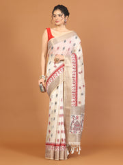 Zari Jaal Art Silk Woven Saree