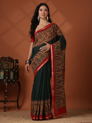 Digital Printed Art Silk Saree
