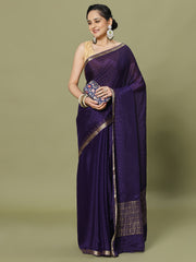 Stone Work Art Crepe Saree