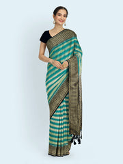 Zari Jaal Woven Art Silk Saree