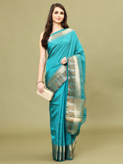 Zari Border Woven Handloom Saree