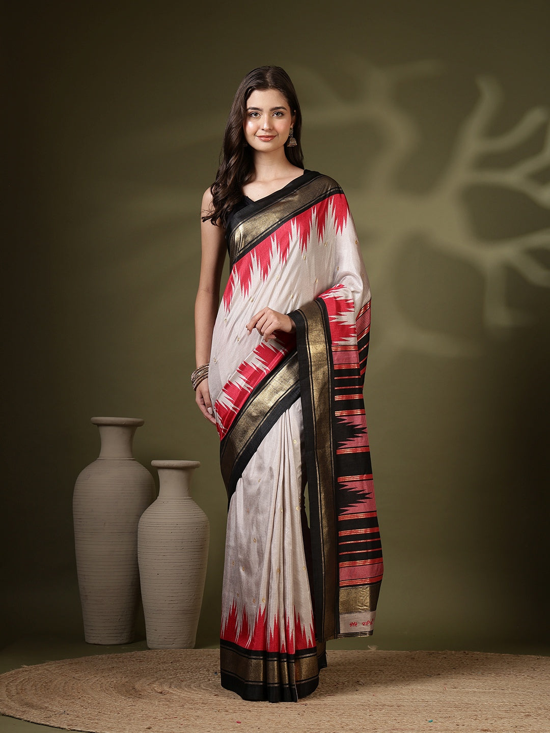 Digital Printed Art Silk Saree