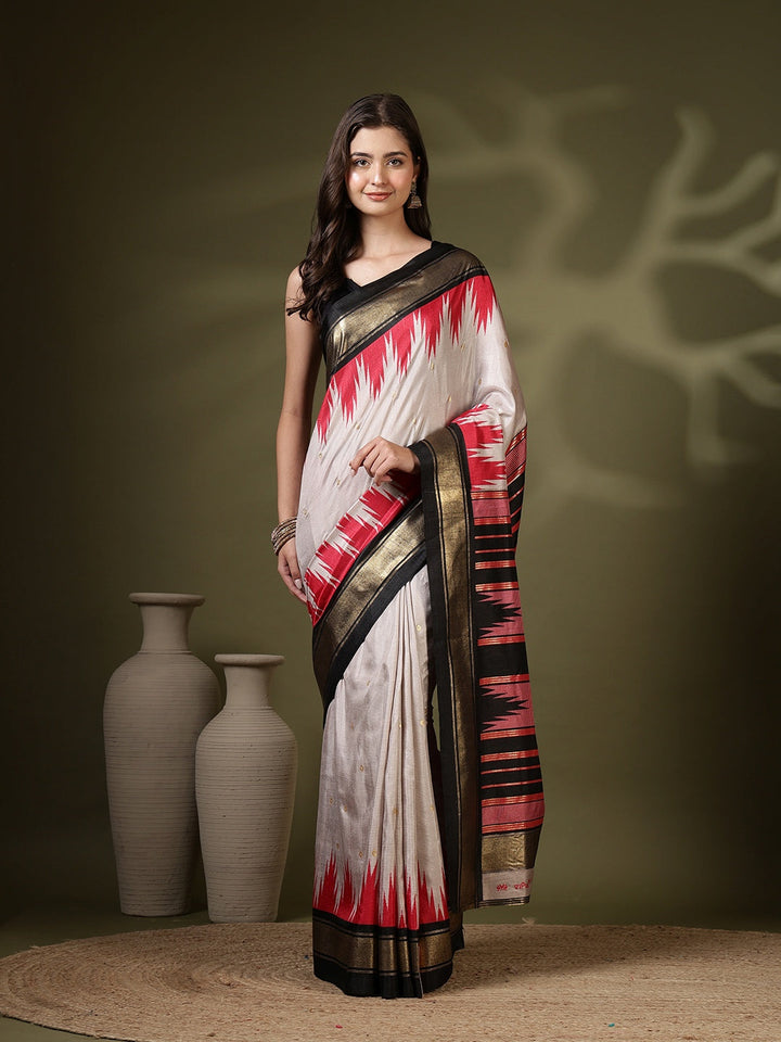 Digital Printed Art Silk Saree