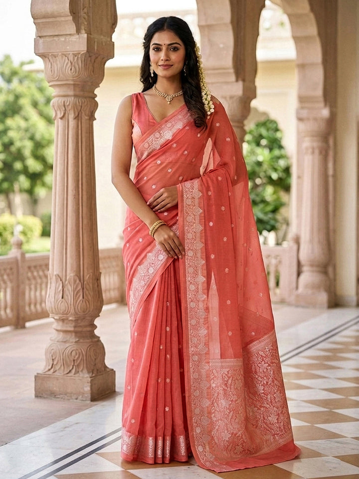 Zari Woven Art Silk Saree