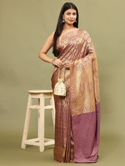 Zari Booti Woven Handloom Saree