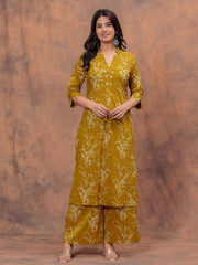 Printed Cotton Kurti With Palazzo