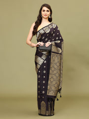 Zari Border Woven Handloom Saree