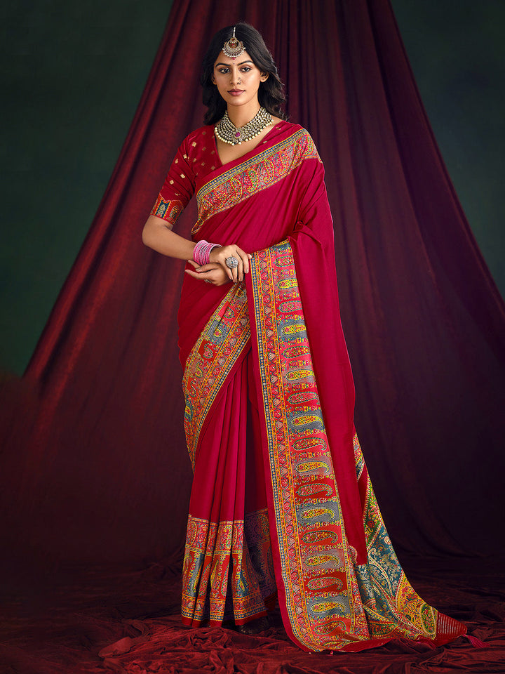 Printed Art Silk Saree