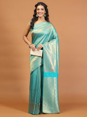 Zari Booti Woven Handloom Saree