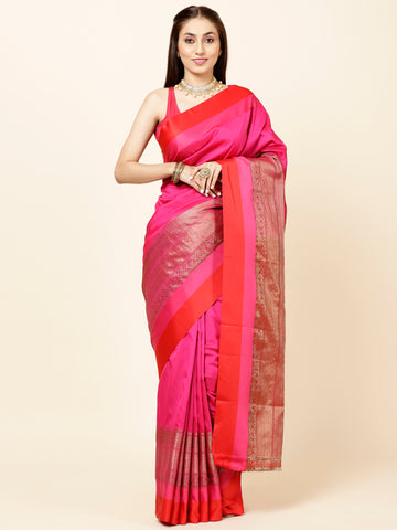 Zari Border Woven Cotton Saree