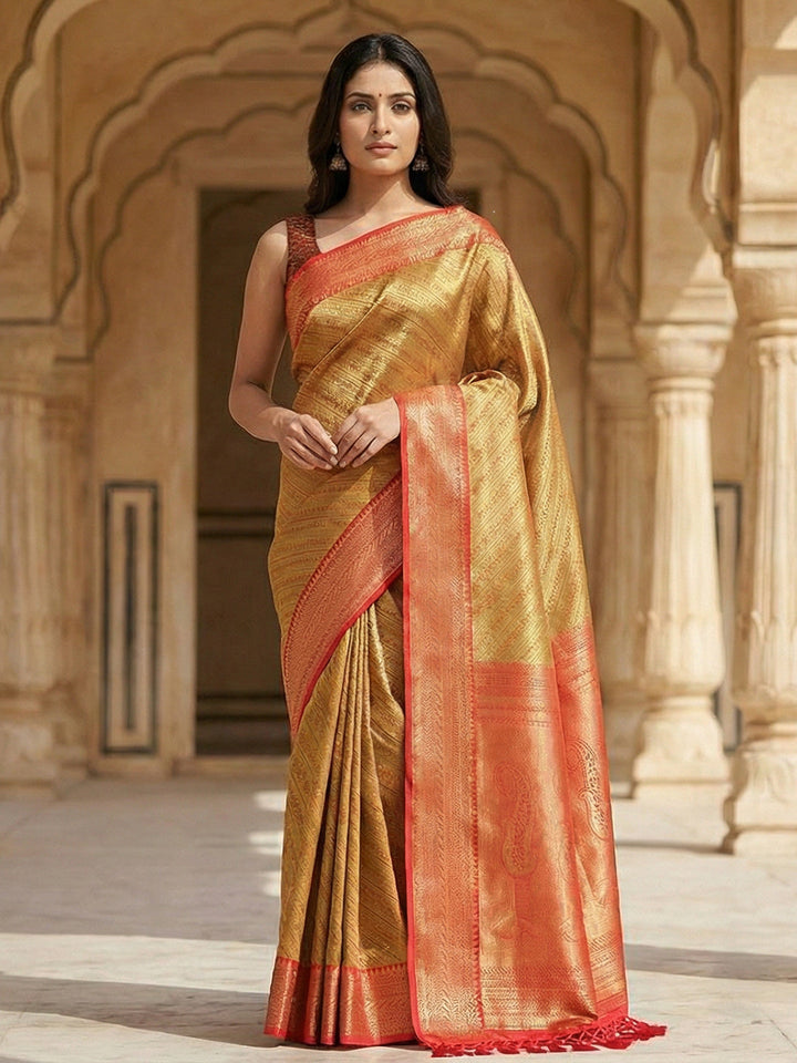 Woven Design Art Silk Saree