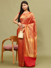 Zari Jaal Woven Handloom Saree