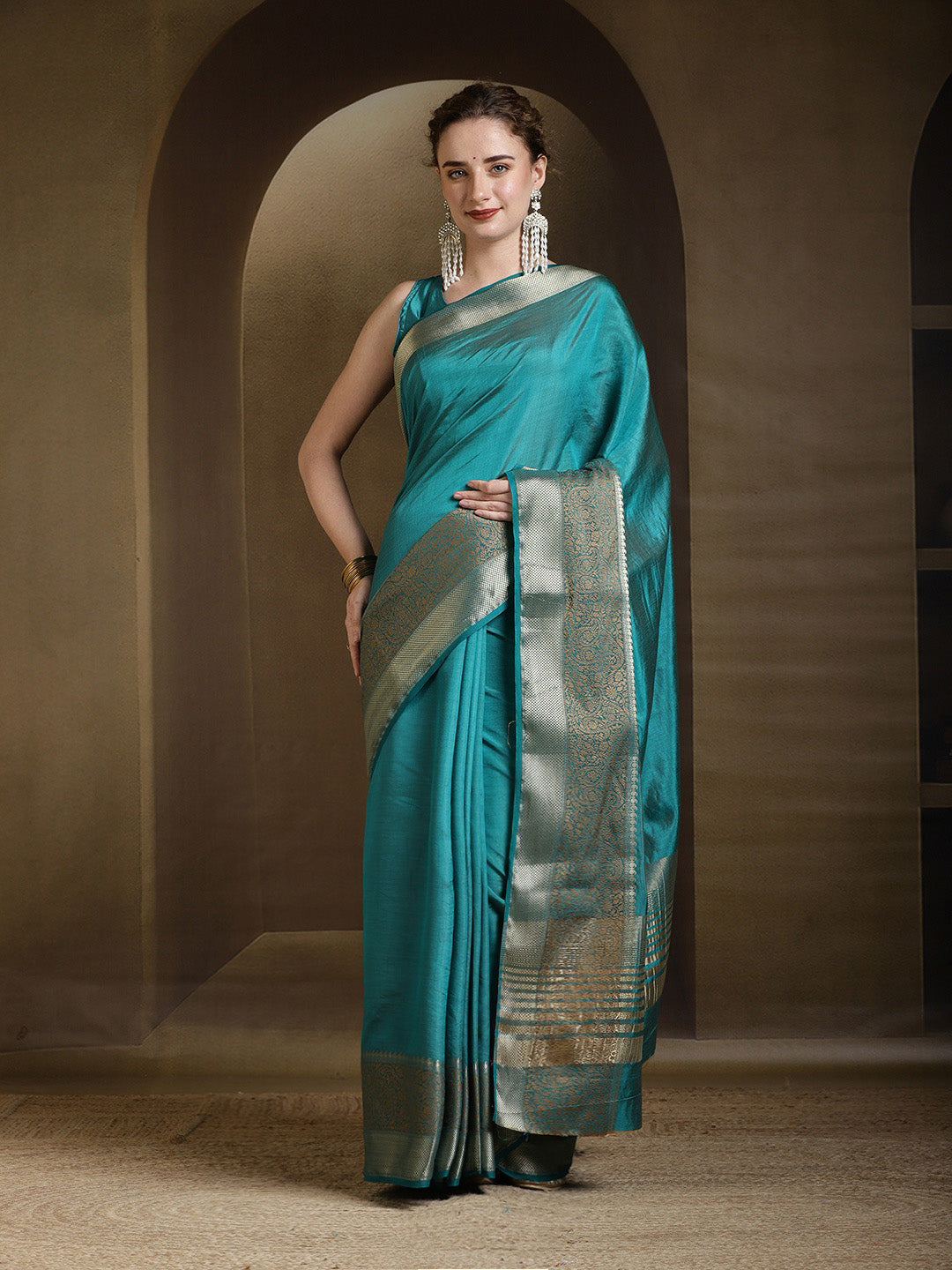Woven Design Art Silk Saree