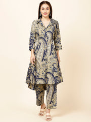 Printed Cotton Kurta Set