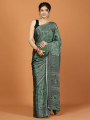 Digital Printed Crepe Woven Saree