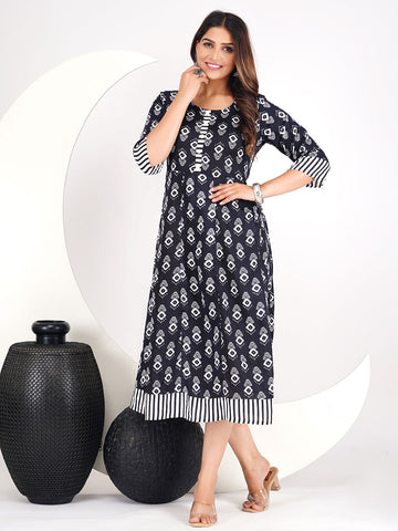 Printed Cotton Kurta