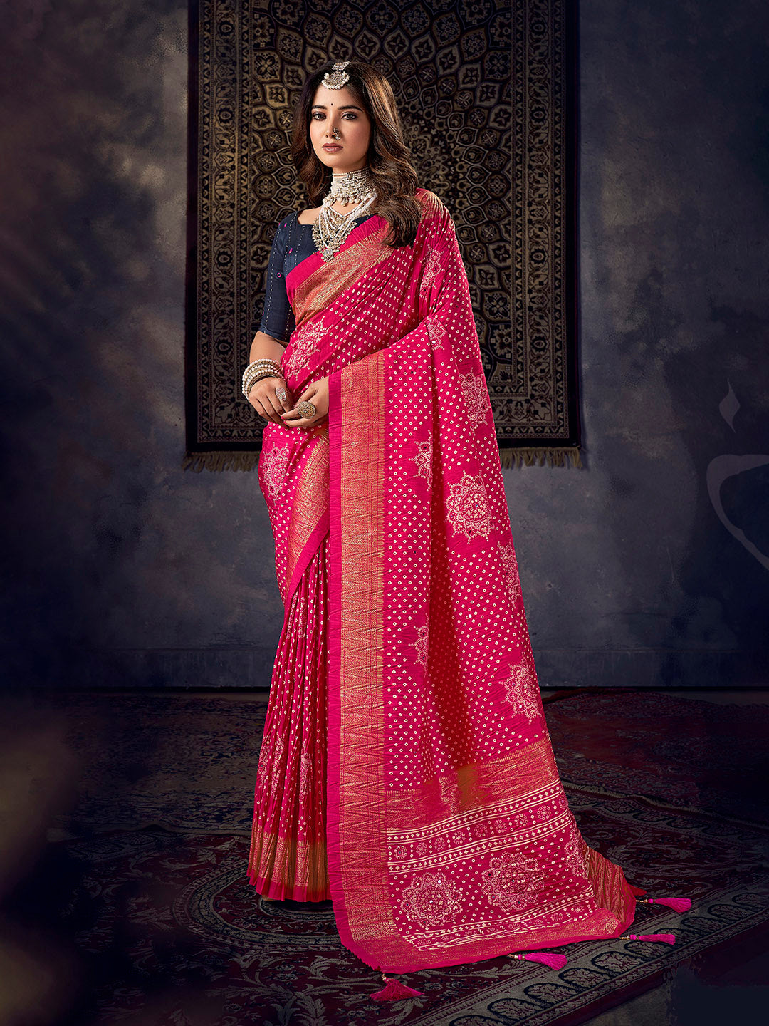 Printed Art Silk Saree