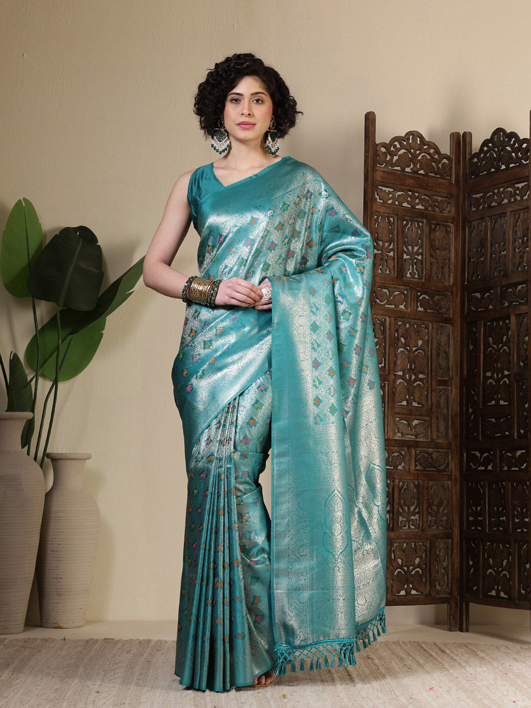 Woven Design Art Silk Saree