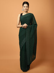 Stone Work Georgette Saree