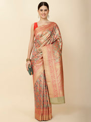 Brocade Zari Jaal Woven Handloom Saree