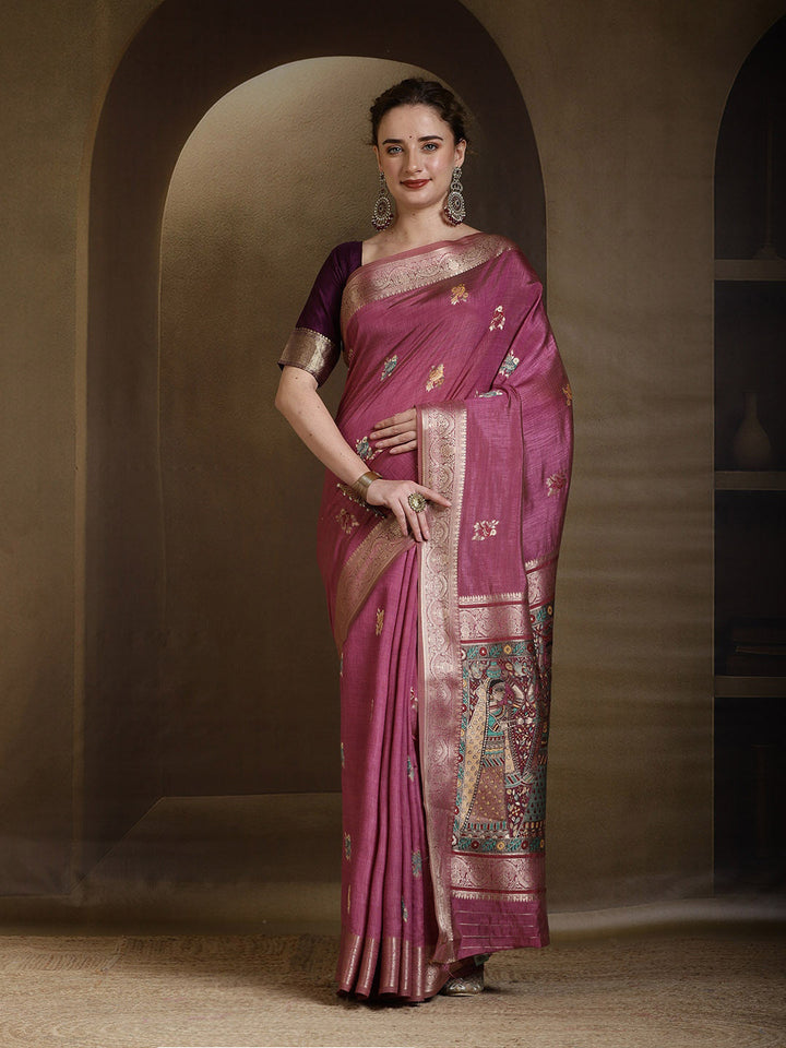 Woven Design Art Silk Saree