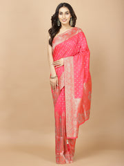 Stone Booti Banarasi Woven Saree