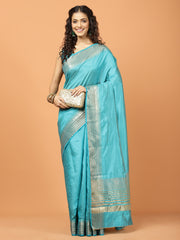 Zari Border Woven Handloom Saree