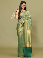 Zari Jaal Woven Handloom Saree