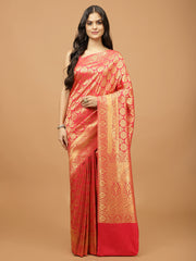 Zari Booti Woven Handloom Saree