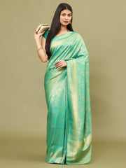 Zari Jaal Woven Handloom Saree