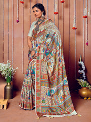 Printed Art Silk Saree