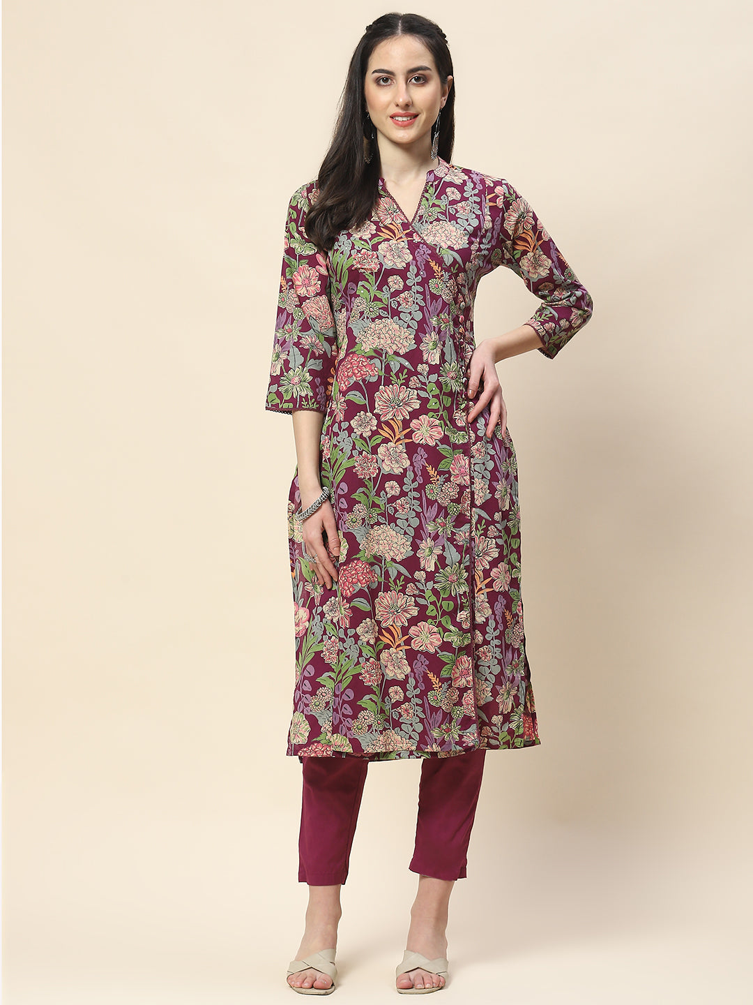Printed Cotton Kurta Set