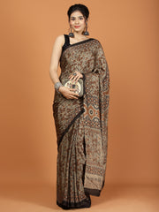 Digital Printed Crepe Woven Saree