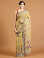 Digital Printed Georgette Saree