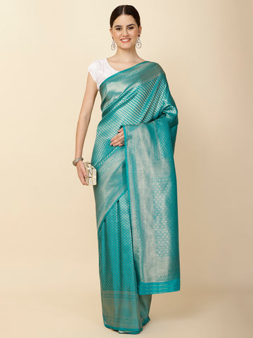 Brocade Zari Jaal Woven Handloom Saree