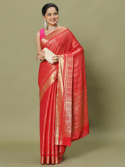 Zari Jaal Woven Crepe Saree