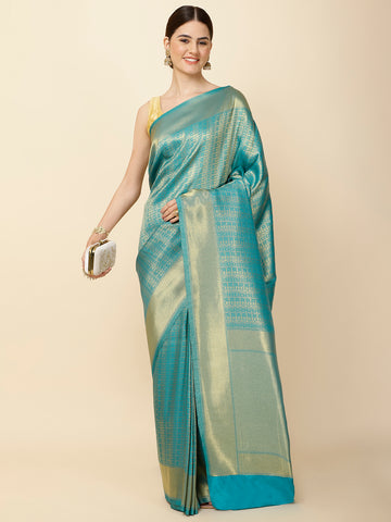 Brocade Zari Jaal Woven Handloom Saree