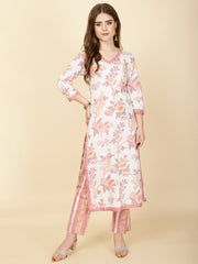 Printed Cotton Kurta Set