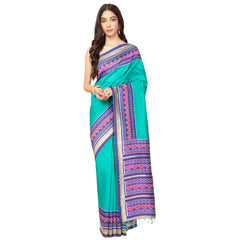 Zari Border Patola Woven Handloom Saree