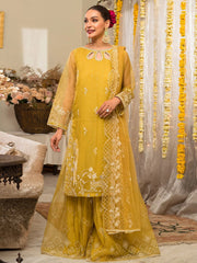 Resham Organza Dori Work Semi Stitched Suit