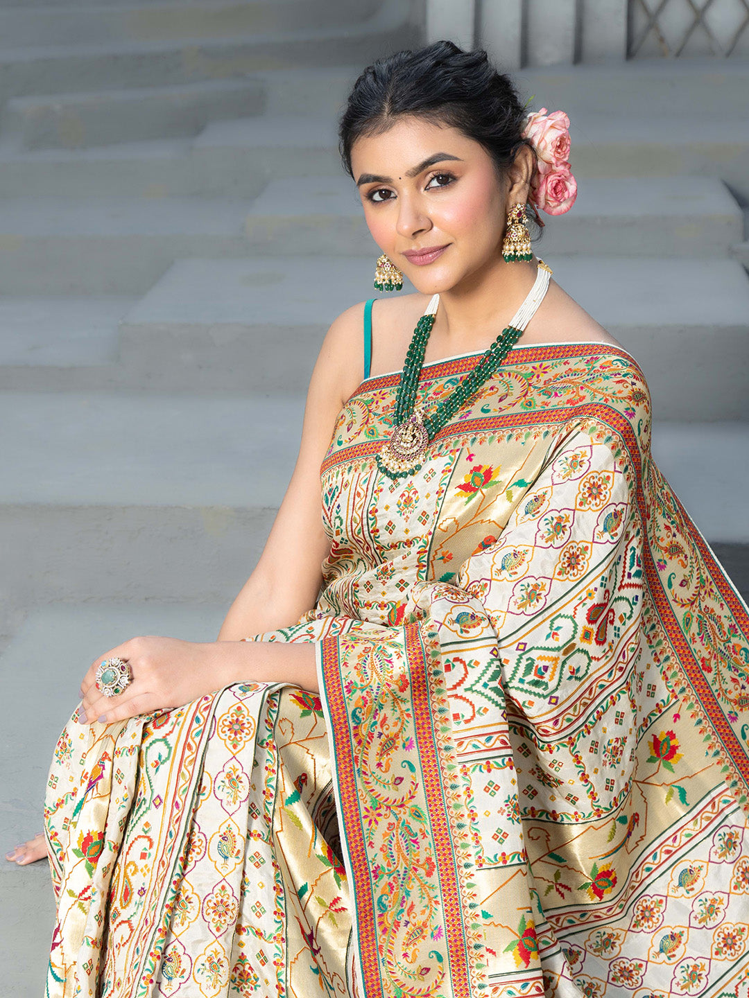 Woven Design Dola Silk Saree