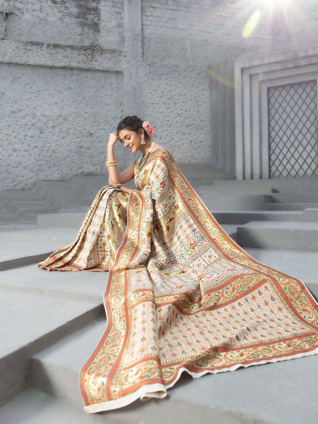Woven Design Dola Silk Saree